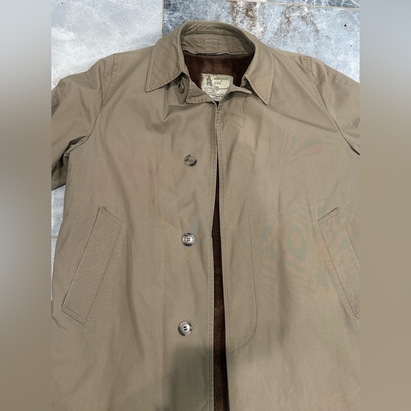 London Fog Brown Fleece Lining - Picture 9 of 14